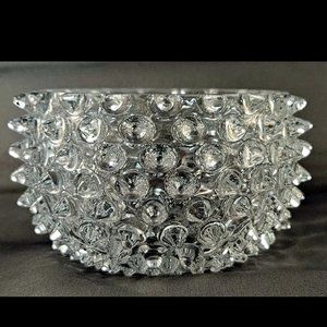 Hobnail Crystal Clear Bowl